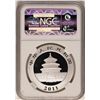 Image 2 : 2011 China 10 Yuan Silver Panda Coin NGC MS69 Early Releases