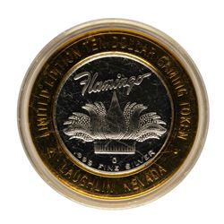 .999 Fine Silver Flamingo Casino Laughlin, NV $10 Limited Edition Gaming Token