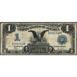 1899 $1 Black Eagle Silver Certificate Note