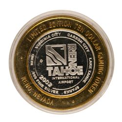 .999 Fine Silver St. Croix Chippewa Indians $10 Limited Edition Gaming Token