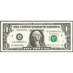 1995 $1 Federal Reserve Note Radar Serial Number
