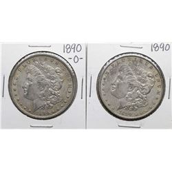 Lot of 1890-O & 1890 $1 Morgan Silver Dollar Coins