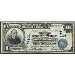 1902 $10 Second NB of Wilkes-Barre, PA CH# 104 National Currency Note