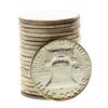 Image 2 : Roll of (20) Brilliant Uncirculated 1963 Franklin Half Dollar Coins