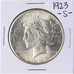 1923-S $1 Peace Silver Dollar Coin