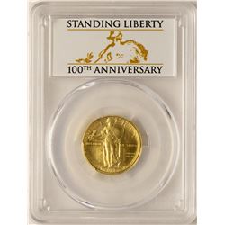 2016-W Standing Liberty Commemorative Gold Coin PCGS SP70 First Strike