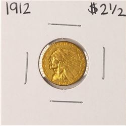 1912 $2 1/2 Indian Head Quarter Eagle Gold Coin