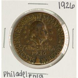 1926 Philadelphia Sesquicentennial International Exposition Medal