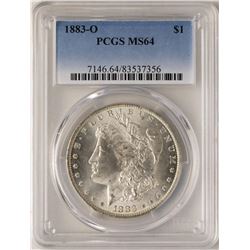 1883-O $1 Morgan Silver Dollar Coin PCGS MS64