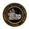 Image 1 : .999 Fine Silver Flamingo Las Vegas, Nevada $10 Limited Edition Gaming Token
