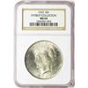 Image 1 : 1923 $1 Peace Silver Dollar Coin NGC MS65