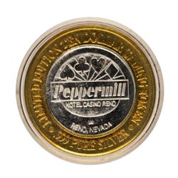 .999 Fine Silver Peppermill Reno, Nevada $10 Limited Edition Gaming Token