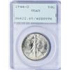 Image 1 : 1944-D Walking Liberty Half Dollar Coin PCGS MS65 Old Green Rattler