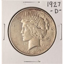 1927-D $1 Peace Silver Dollar Coin