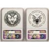 Image 2 : 2013-W West Point Set $1 American Silver Eagle Coins NGC PF69/SP69 Enhanced Fini