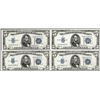Image 1 : Lot of (4) 1934A $5 Silver Certificate Notes