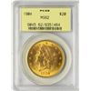 Image 1 : 1904 $20 Liberty Head Double Eagle Gold Coin PCGS MS62 Old Green Holder