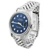 Image 2 : Rolex Datejust Stainless Steel 36mm Blue Diamond Dial Watch