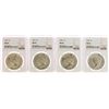 Image 1 : Lot of (4) 1923 $1 Peace Silver Dollar Coins NGC MS63