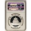 Image 2 : 2011 China 10 Yuan Silver Panda Coin NGC MS69 Early Releases