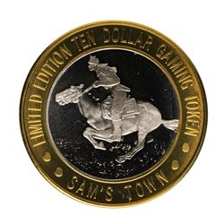 .999 Fine Silver Sam's Town Casino Las Vegas $10 Limited Edition Gaming Token