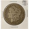 Image 1 : 1881-CC $1 Morgan Silver Dollar Coin
