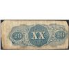 Image 2 : 1863 $20 Confederate States of America Note