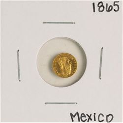 1865 Maximiliano Emperador Gold Coin - Total Weight of 0.44 Grams