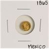 Image 1 : 1865 Maximiliano Emperador Gold Coin - Total Weight of 0.44 Grams