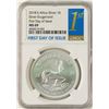 Image 1 : 2018 South Africa Krugerrand Silver Coin NGC MS69 First Day of Issue