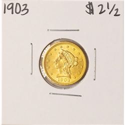 1903 $2 1/2 Liberty Head Quarter Eagle Gold Coin