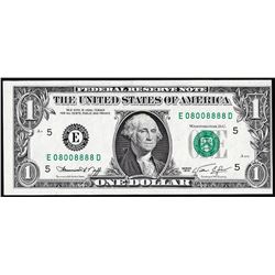 1974 $1 Federal Reserve Note Fancy Serial Number