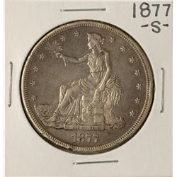 1877-S $1 Trade Silver Dollar Coin