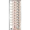 Image 1 : Lot of (10) 1987 Peru Cien Intis Uncirculated Bank Notes