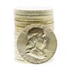 Image 1 : Roll of (20) Brilliant Uncirculated 1962-D Franklin Half Dollar Coins