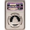 Image 2 : 2011 China 10 Yuan Silver Panda Coin NGC MS69 Early Releases