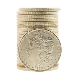 Roll of (20) Brilliant Uncirculated 1885 $1 Morgan Silver Dollar Coins