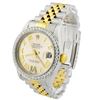 Image 2 : Rolex Ladies Datejust 18KT Yellow Gold & Steel 31mm Silver Roman Diamond Dial Wa