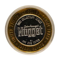 .999 Fine Silver Nugget Casino Sparks, NV $10 Limited Edition Gaming Token
