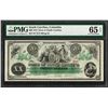 Image 1 : 1872 $20 State of South Carolina Revenue Bond Obsolete Note PMG Gem Uncirculated