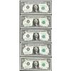 Image 1 : District Set of 1963B $1 Federal Reserve BARR Uncirculated Notes