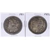 Image 1 : Lot of 1901-1902 $1 Morgan Silver Dollar Coins