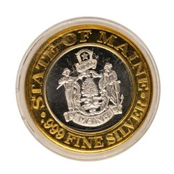 .999 Fine Silver Foxwoods Casino Maine $10 Limited Edition Gaming Token