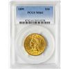 Image 1 : 1899 $10 Liberty Head Eagle Gold Coin PCGS MS61