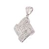 Image 2 : 14KT White Gold 2.01 ctw Diamond Pendant
