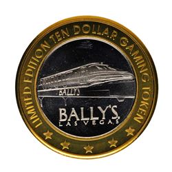 .999 Fine Silver Bally's Las Vegas, Nevada $10 Limited Edition Gaming Token