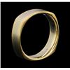 Image 3 : 14KT Two Tone Gold Mens Wedding Band