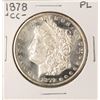 Image 1 : 1878-CC PL $1 Morgan Silver Dollar Coin