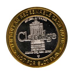 .999 Fine Silver Chip-In Casino Harris, Michigan $10 Limited Edition Gaming Toke