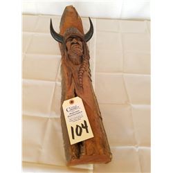 Wood carving Native American Indian